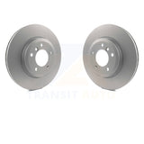 Front Coated Disc Brake Rotors Pair For BMW 330Ci 330i Z4 330xi