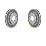 Front Coat Disc Brake Rotors Pair For Hyundai Elantra Sonata Kia Optima Magentis