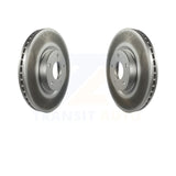 Front Coated Brake Rotor Pair For Nissan Altima Murano Maxima Infiniti FX35 FX45