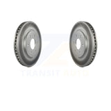 Front Coated Disc Brake Rotors Pair For Nissan Frontier Suzuki Equator 2.5L