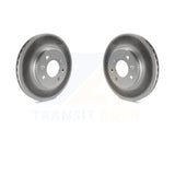 Front Coated Disc Brake Rotors Pair For Hyundai Accent Kia Rio Rio5