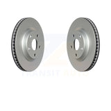 Front Coat Brake Rotor Pair For Toyota Camry RAV4 Lexus ES350 Avalon Scion tC iM