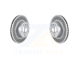 Front Coated Disc Brake Rotors Pair For BMW 328i 325i 128i 328xi 325xi 323i