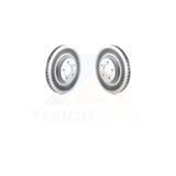 Front Coat Brake Rotors Pair For Ford Escape Focus Transit Connect Volvo S40 MKC