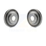 Front Coated Disc Brake Rotors Pair For Nissan Sentra Versa Cube