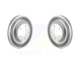 Front Coated Disc Brake Rotors Pair For Nissan Altima