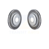 Front Coated Disc Brake Rotors Pair For Mini Cooper