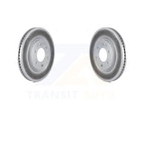 Front Coated Disc Brake Rotors Pair For Nissan TITAN Armada INFINITI QX80 QX56