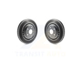 Front Coat Disc Brake Rotor Pair For Toyota Highlander Sienna Lexus RX350 NX200t