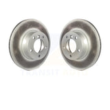 Front Coated Brake Rotor Pair For BMW 328i xDrive X1 320i 330i 428i 430i Gran GT