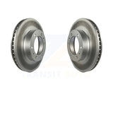 Front Coated Disc Brake Rotors Pair For Toyota Tacoma 4Runner FJ Cruiser