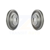 Front Coated Disc Brake Rotors Pair For Toyota Prius Lexus CT200h Plug-In