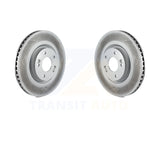 Front Coat Brake Rotors Pair For Kia Hyundai Optima Sonata Sportage Tucson Azera