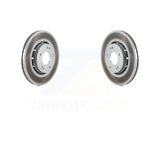 Front Coated Disc Brake Rotors Pair For Mitsubishi Lancer