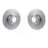 Front Coated Disc Brake Rotor Pair For BMW 328i xDrive 428i Gran Coupe 228i 330e
