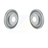 [Front] 2014-2015 Mitsubishi Mirage Premium OE Coated Rotors Brake Kit For Max Braking