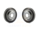 Front Coated Disc Brake Rotor Pair For Mercedes-Benz CLA250 GLA250 Infiniti QX30