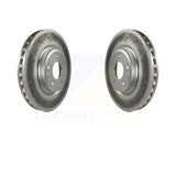 Front Coated Brake Rotor Pair For Mercedes-Benz CLA250 GLA250 With Sport Package