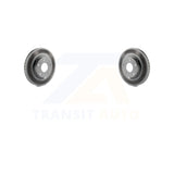 Front Coated Disc Brake Rotors Pair For Nissan Altima