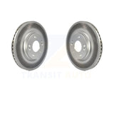 Front Coat Brake Rotor Pair For Hyundai Kia Sonata Elantra Tucson Optima Soul GT