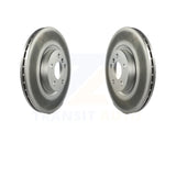 Front Coated Brake Rotors Pair For BMW X1 Mini Cooper Countryman X2 228i xDrive