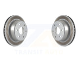 Rear Coated Brake Rotor Pair For Chevrolet Silverado 1500 GMC Tahoe Sierra Yukon