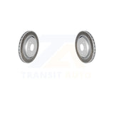Rear Coated Disc Brake Rotors Pair For Chevrolet Corvette Cadillac XLR