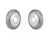 Rear Coated Disc Brake Rotors Pair For Cadillac SRX Saab 9-4X