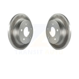 Rear Coated Disc Brake Rotors Pair For Ford Mustang