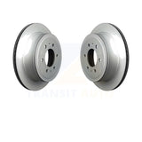 Rear Coated Disc Brake Rotors Pair For Ford F-150 Lincoln Mark LT