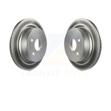 Rear Coated Brake Rotors Pair For Ram 1500 Dodge Durango Classic Chrysler Aspen