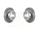 Rear Coated Brake Rotors Pair For Sprinter 3500 Mercedes-Benz Freightliner Dodge