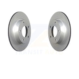 Rear Coated Disc Brake Rotor Pair For Mazda Protege Protege5 626 Ford Probe MX-6
