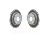 Rear Coated Disc Brake Rotors Pair For Nissan Maxima Infiniti I30 I35 INFINITI