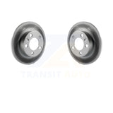 Rear Coated Disc Brake Rotors Pair For Volkswagen Jetta Beetle Golf Audi TT City