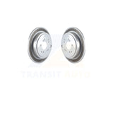 Rear Coated Disc Brake Rotors Pair For Honda Pilot Acura MDX