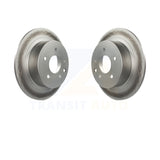 Rear Coated Disc Brake Rotors Pair For Nissan Altima Sentra Maxima Juke