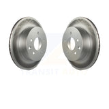 Rear Coat Brake Rotors Pair For Nissan Rogue Sport INFINITI G35 Select LEAF Juke