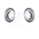 Rear Coated Disc Brake Rotor Pair For BMW 325i 325Ci 328i 323i 323Ci 328is 328Ci
