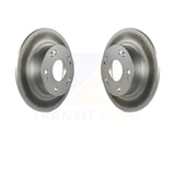 Rear Coated Disc Brake Rotors Pair For Honda Accord Acura TSX
