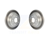 Rear Coated Disc Brake Rotors Pair For Acura TL Honda Element