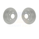 Rear Coated Disc Brake Rotors Pair For Mitsubishi Galant Eclipse