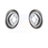 Rear Coated Disc Brake Rotors Pair For Mazda 3 Sport