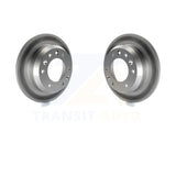 Rear Coated Disc Brake Rotors Pair For Kia Sedona Hyundai Entourage