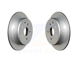 Rear Coated Disc Brake Rotors Pair For Lexus IS250