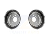 Rear Coated Disc Brake Rotors Pair For BMW 328i xDrive X1 328xi 325xi
