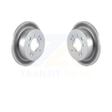 Rear Coated Disc Brake Rotors Pair For Hyundai Elantra