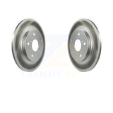 Rear Coated Brake Rotors Pair For Scion xB Toyota Matrix Pontiac Vibe Corolla iM