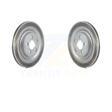 Rear Coat Brake Rotor Pair For Jaguar XF XJ S-Type XK XKR XJ8 Vanden Plas XJR V8