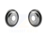 Rear Coated Brake Rotor Pair For Kia Optima Hyundai Sonata Niro Ioniq Cadenza GT